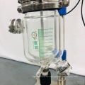 3L Chemical Lab Equipment Jacketed Glass Reactor Reaction Kettle Double Layer Glass Stirred Tank Reactor